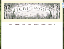 Tablet Screenshot of heartwood.org